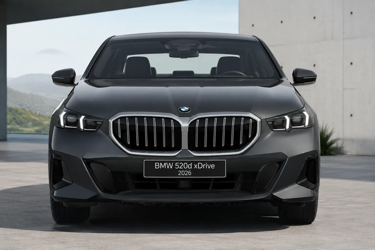 BMW 520d xDrive vista frontal